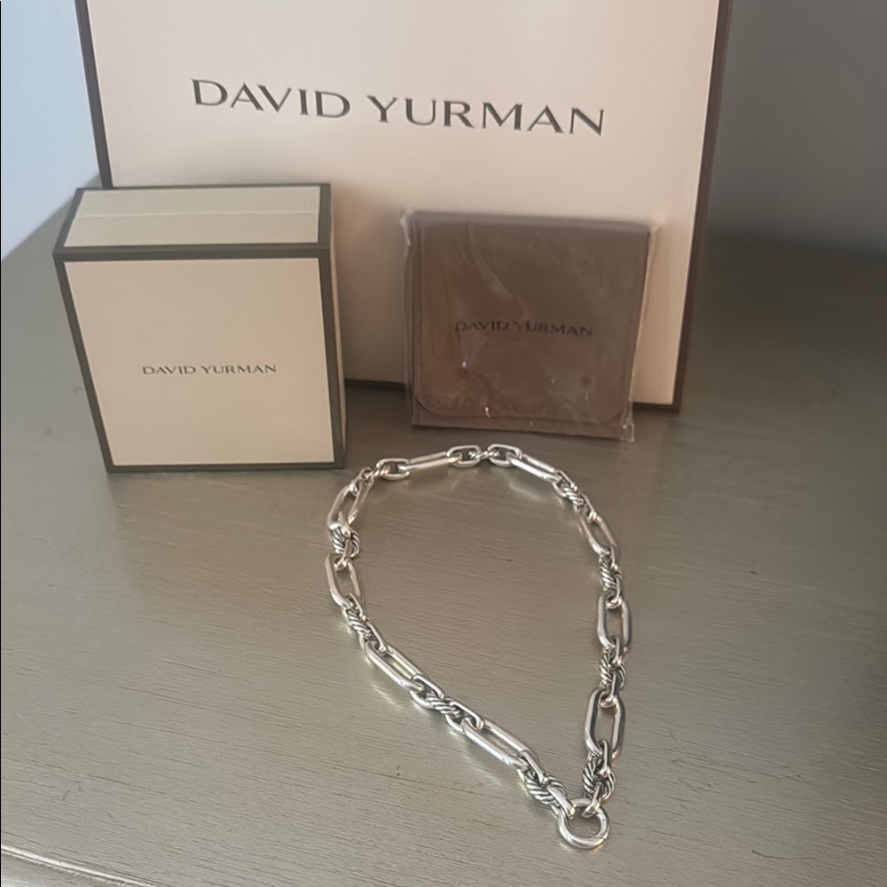 David Yurman Silver Chain Necklace